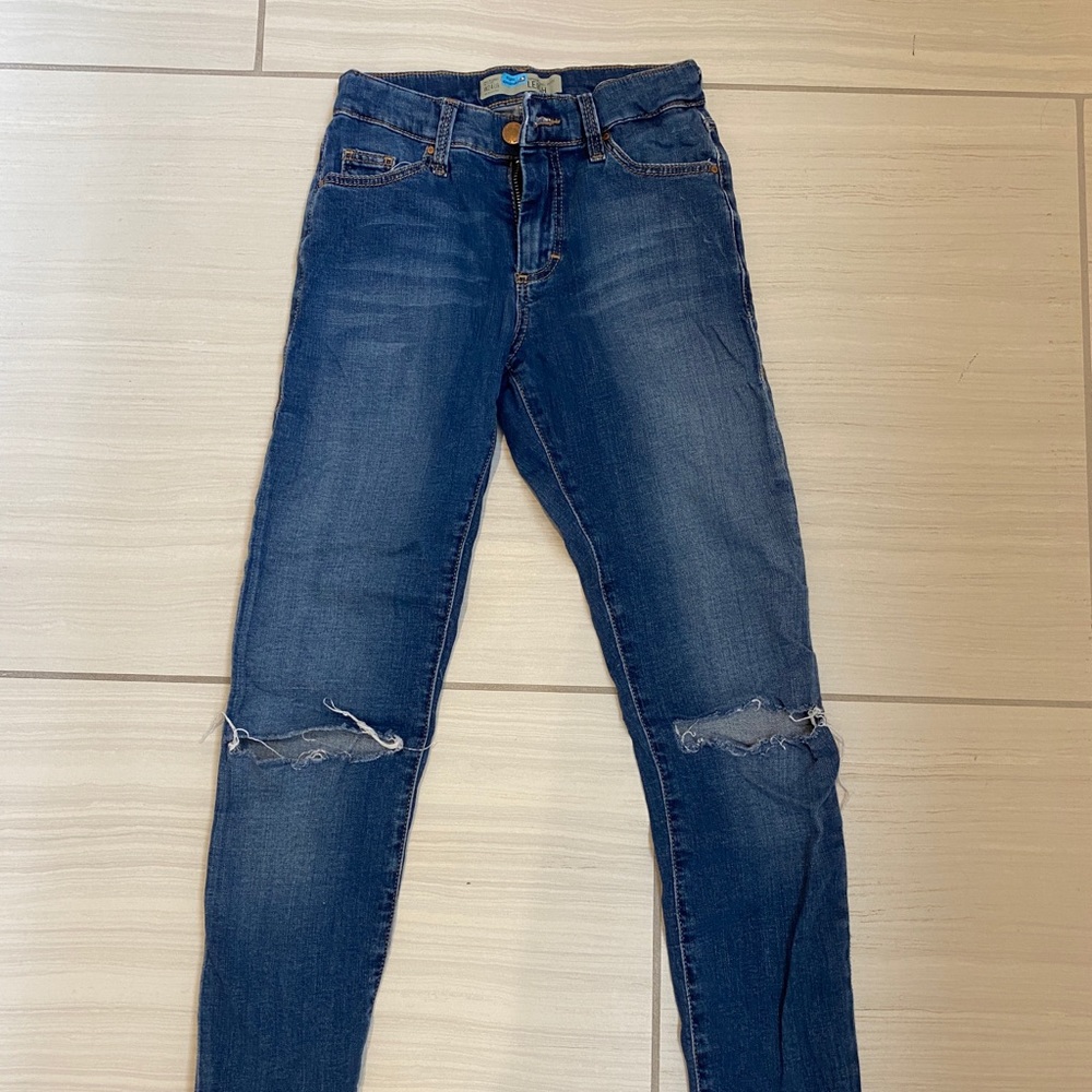 Topshop high waisted LEIGH jeans petite size  24